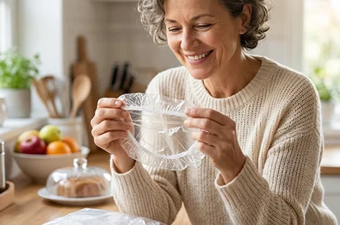 Housses Alimentaires Réutilisables - Conservez vos Aliments 2x Plus Longtemps